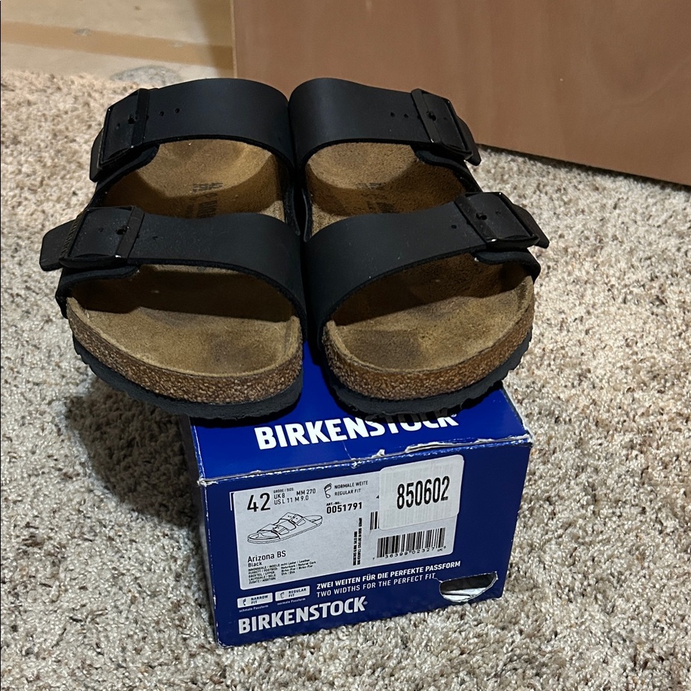 Birkenstock Arizona Black Sandals
